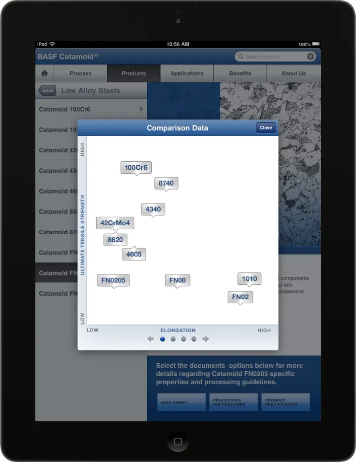 BASF Catamold app screenshot
