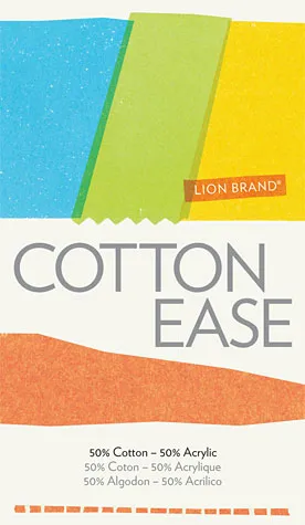 Lion Brand Yarn label design