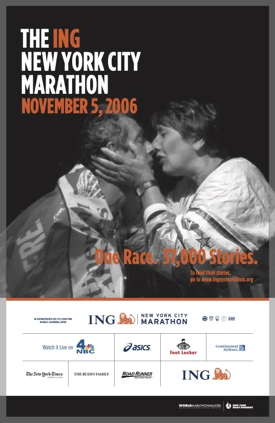 New York Road Runners magazine ad insert