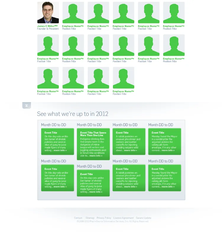 PharmSource website screenshot