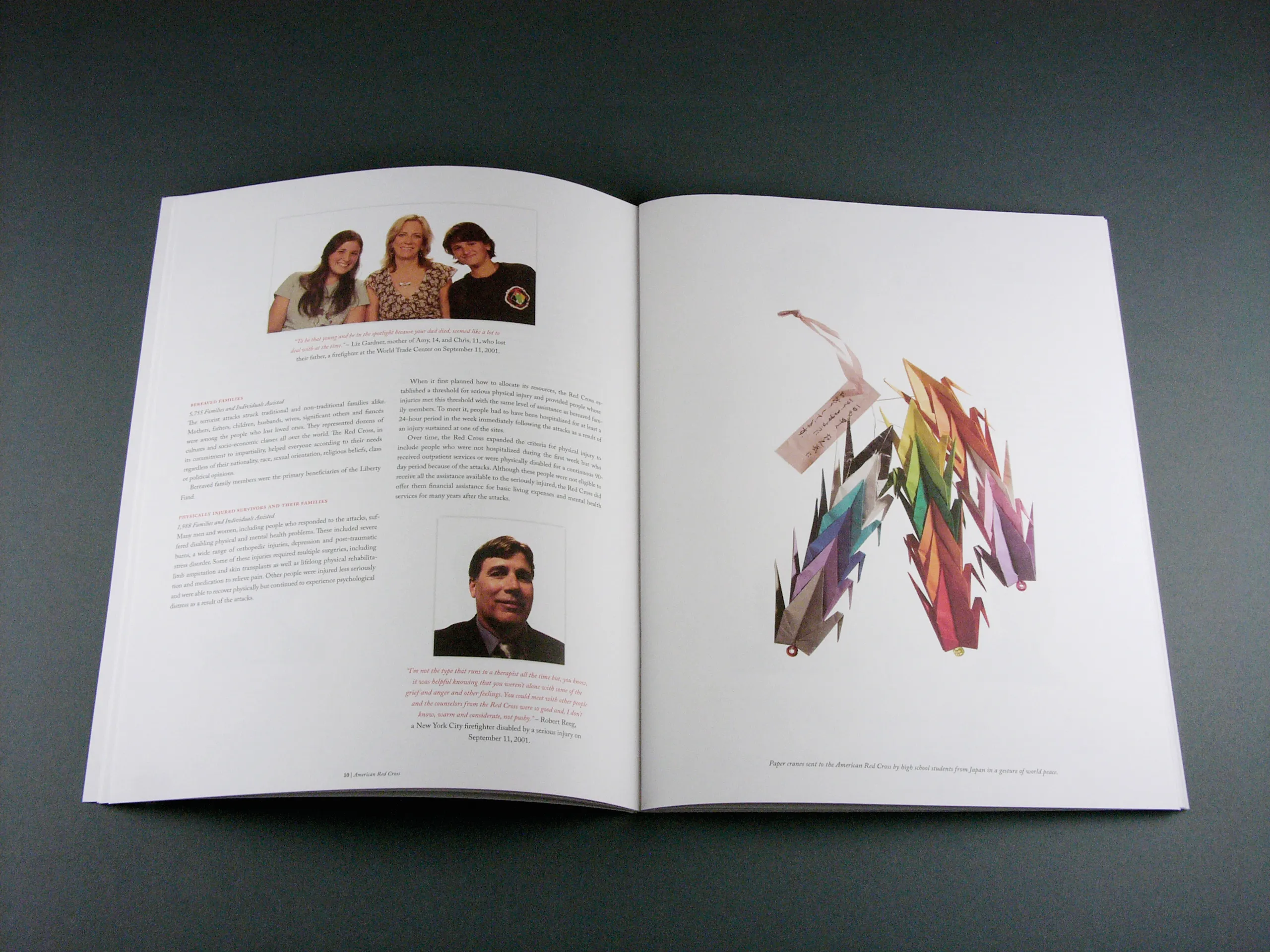 9/11 Legacy Fund booklet page