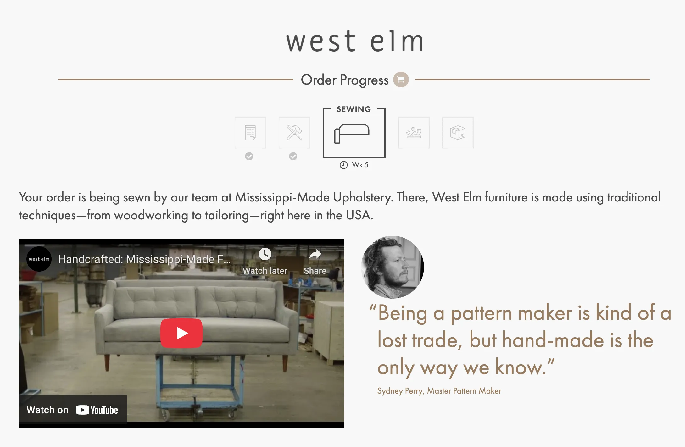 Screenshot of tpg.com website